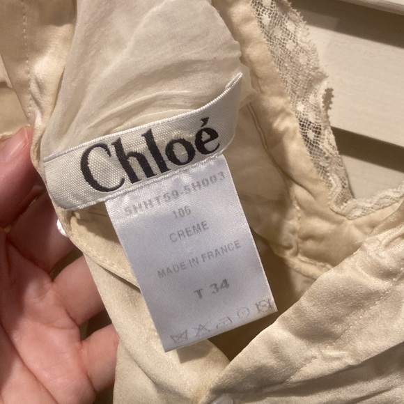 Vintage Y2K silk Chloe top - Picture 3 of 5